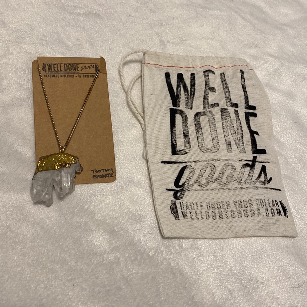 Well Done Goods - Toothy Quartz Necklace